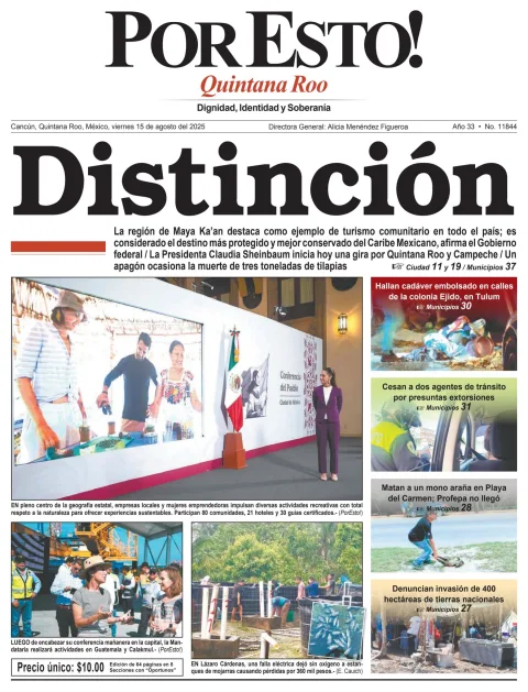 Portada de Por Esto (quintana Roo Cancun)
