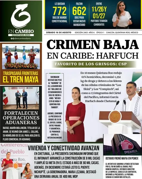 Portada de En Cambio - Quintana Roo (portada)