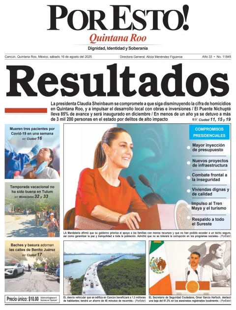 Portada de Por Esto (quintana Roo Cancun)