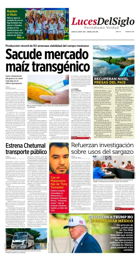 Portada de Luces del Siglo