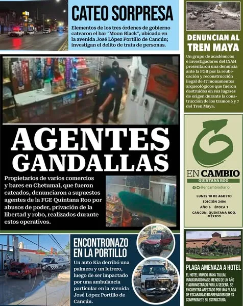 Portada de En Cambio - Quintana Roo (contraportada)