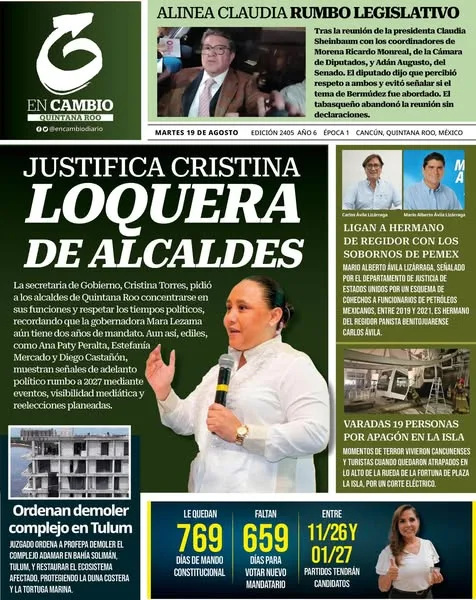 Portada de En Cambio - Quintana Roo (portada)