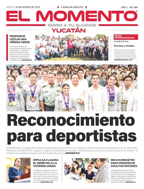 Portada de El Momento Yucatan
