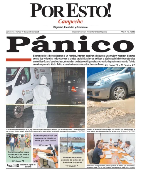 Portada de Por Esto (campeche)