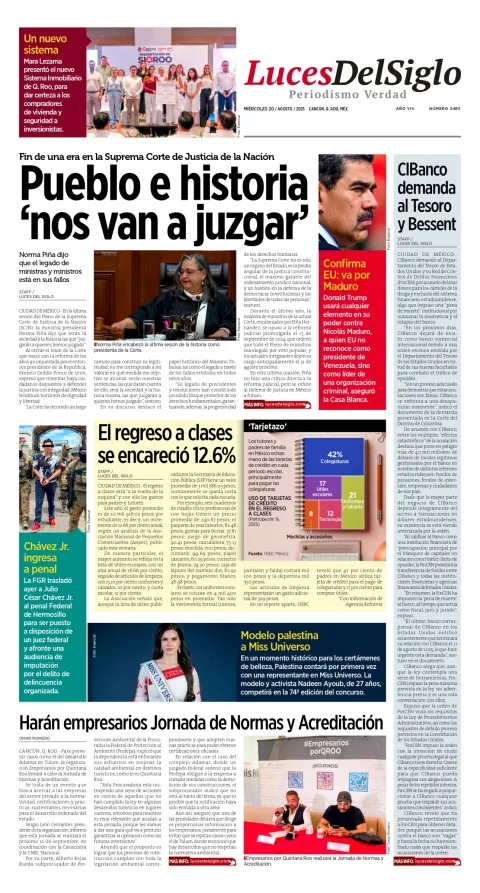 Portada de Luces del Siglo