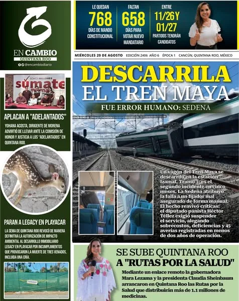 Portada de En Cambio - Quintana Roo (portada)
