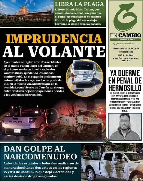 Portada de En Cambio - Quintana Roo (contraportada)