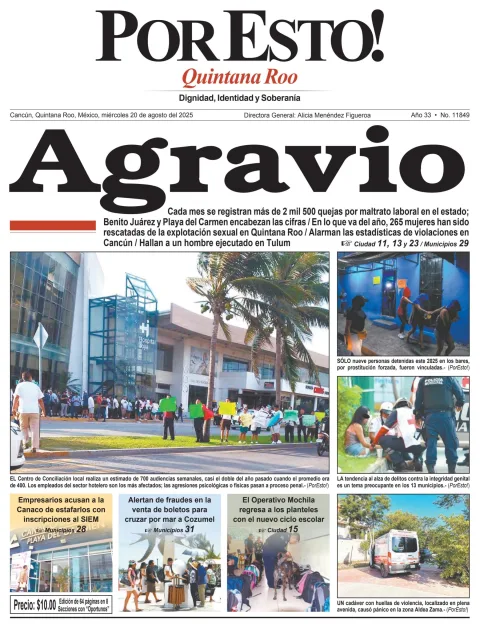 Portada de Por Esto (quintana Roo Cancun)