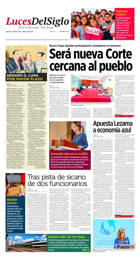 Portada de Luces del Siglo