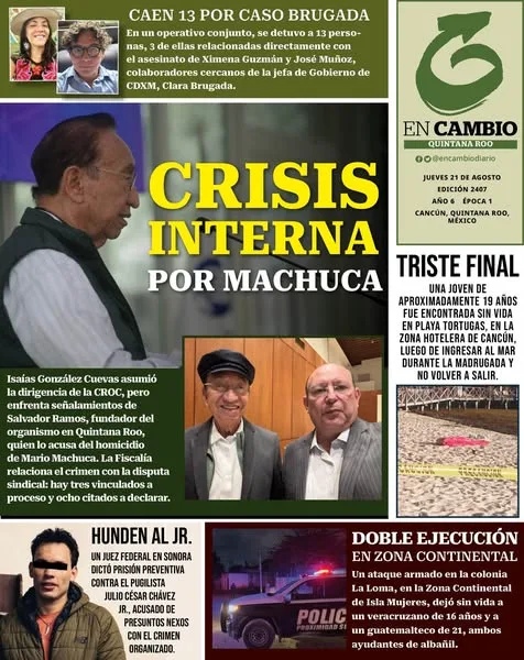 Portada de En Cambio - Quintana Roo (contraportada)