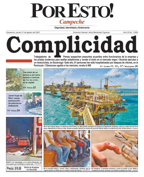 Portada de Por Esto (campeche)