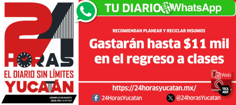 Portada de 24 Horas Yucatan