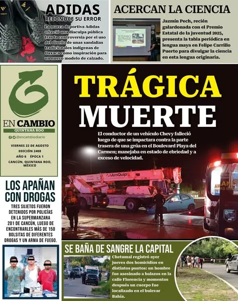 Portada de En Cambio - Quintana Roo (contraportada)