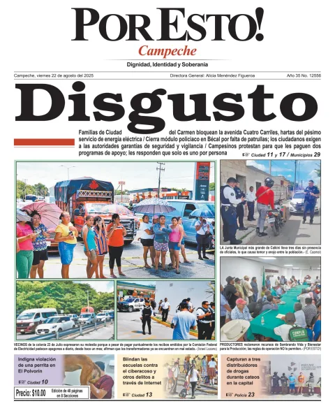 Portada de Por Esto (campeche)