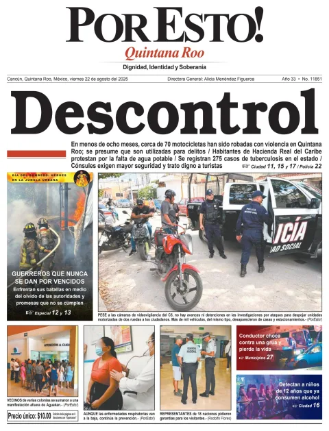 Portada de Por Esto (quintana Roo Cancun)