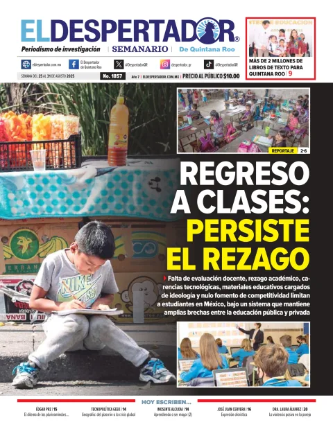 Portada de El Despertador de Quintana Roo