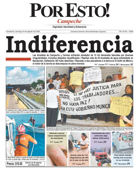 Portada de Por Esto (campeche)
