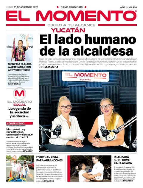 Portada de El Momento Yucatan