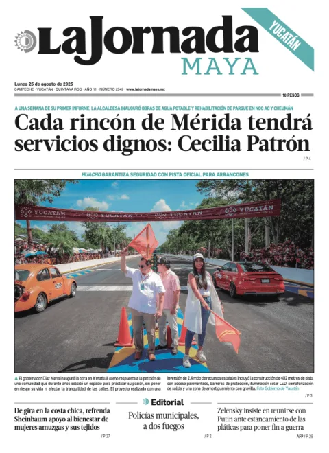 Portada de La Jornada Maya Yucatán