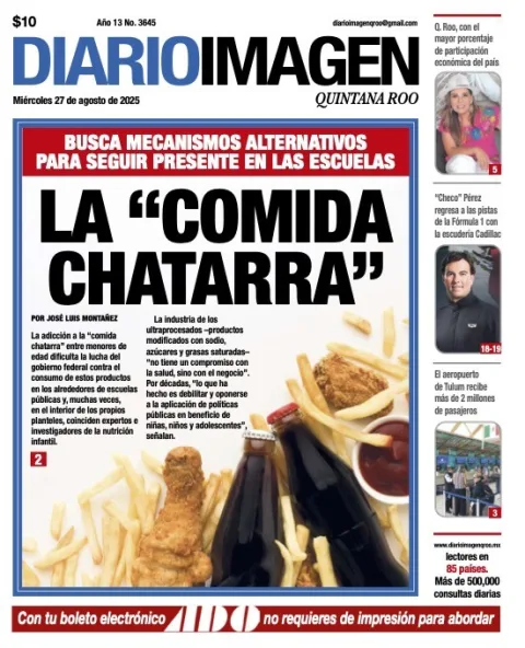 Portada de Diario Imagen Quintana Roo
