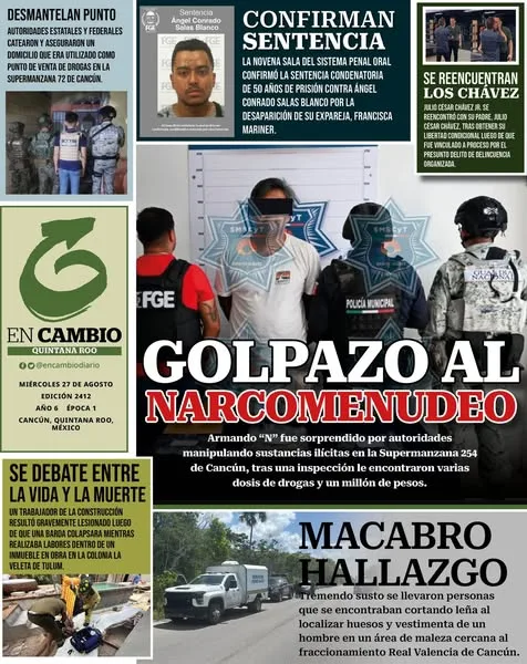 Portada de En Cambio - Quintana Roo (contraportada)