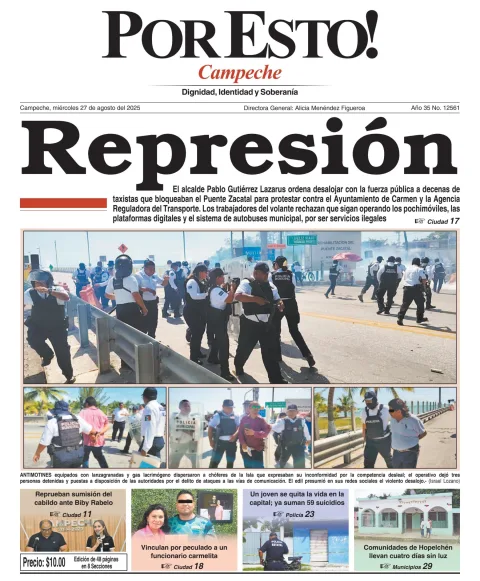 Portada de Por Esto (campeche)