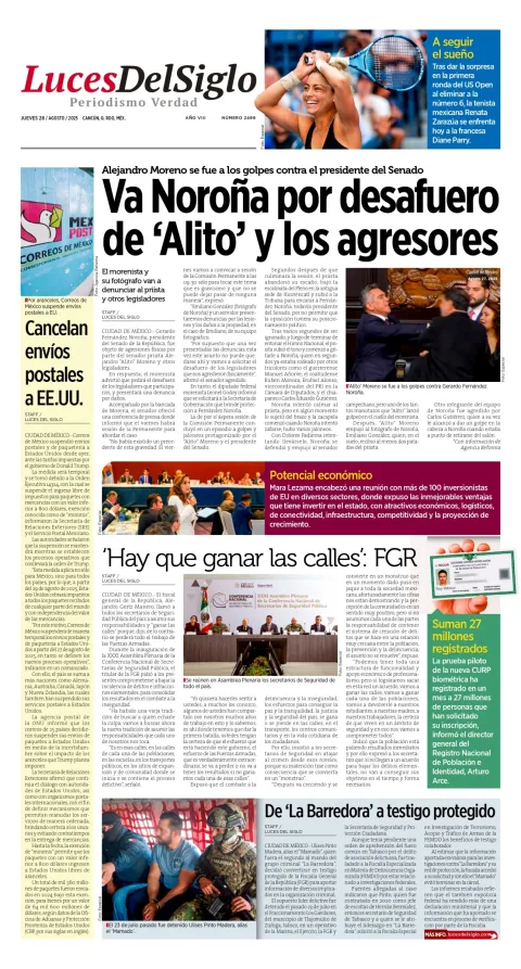 Portada de Luces del Siglo
