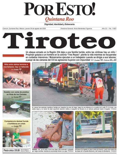 Portada de Por Esto (quintana Roo Cancun)