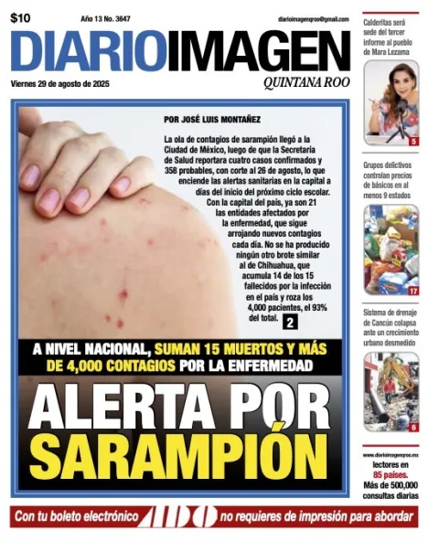 Portada de Diario Imagen Quintana Roo