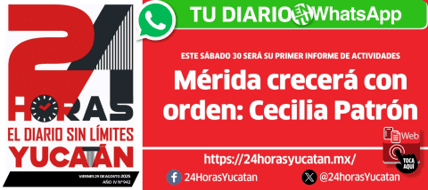 Portada de 24 Horas Yucatan