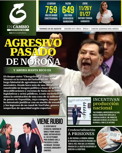 Portada de En Cambio - Quintana Roo (portada)
