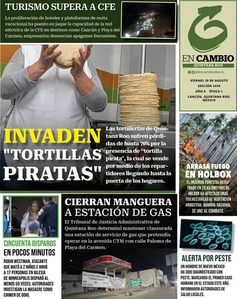 Portada de En Cambio - Quintana Roo (contraportada)