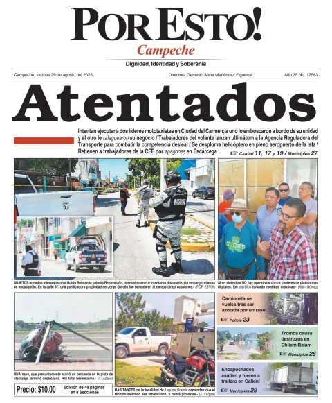 Portada de Por Esto (campeche)