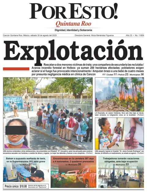 Portada de Por Esto (quintana Roo Cancun)