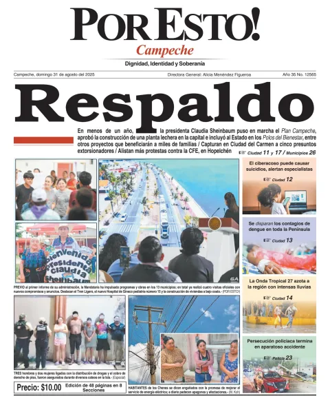 Portada de Por Esto (campeche)