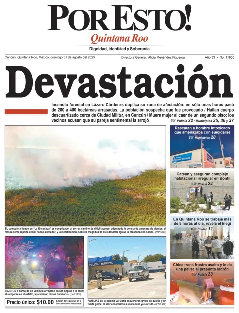 Portada de Por Esto (quintana Roo Cancun)