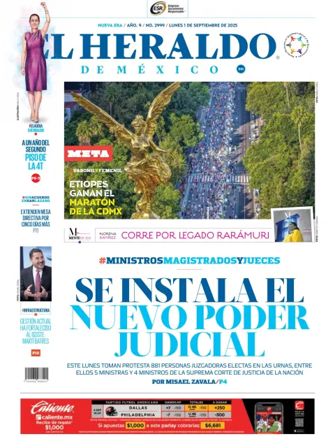 Portada de El Heraldo de Mexico
