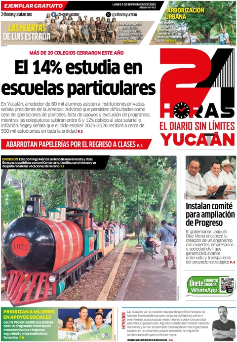 Portada de 24 Horas Yucatan