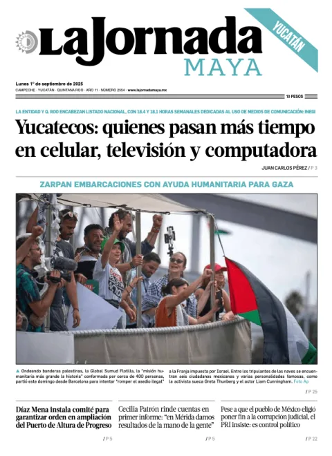 Portada de La Jornada Maya Yucatán