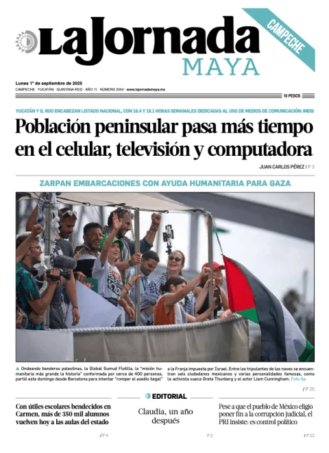 Portada de La Jornada Maya Campeche