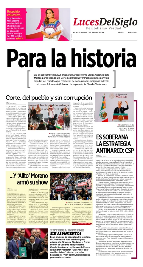 Portada de Luces del Siglo