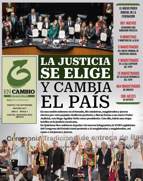 Portada de En Cambio - Quintana Roo (contraportada)