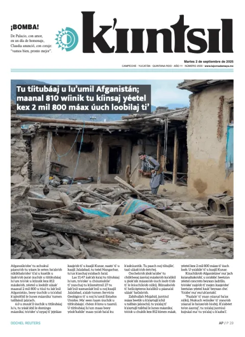 Portada de La Jornada - Kiintsil