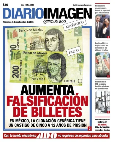 Portada de Diario Imagen Quintana Roo