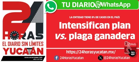 Portada de 24 Horas Yucatan