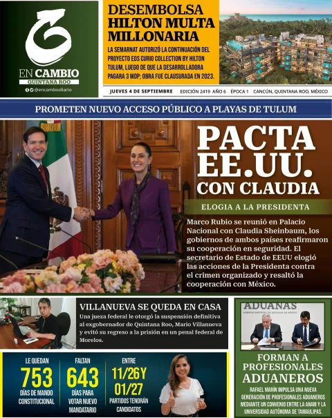 Portada de En Cambio - Quintana Roo (portada)