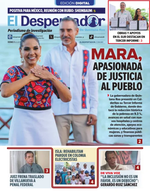 Portada de El Despertador de Quintana Roo