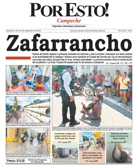 Portada de Por Esto (campeche)