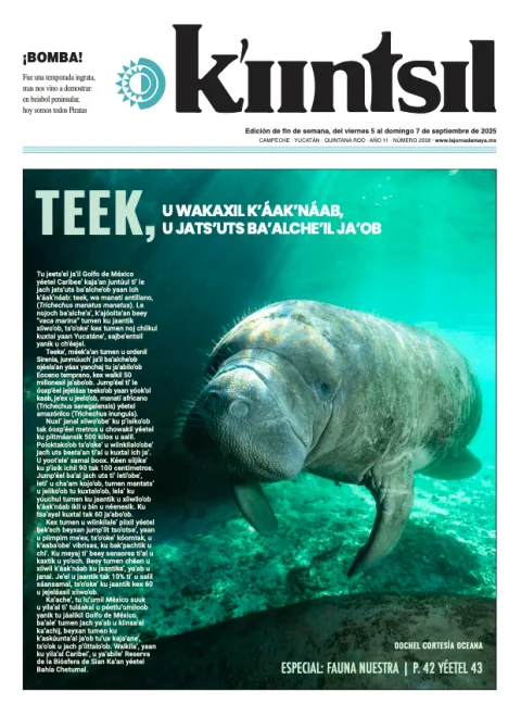Portada de La Jornada - Kiintsil del viernes, 5 de septiembre de 2025