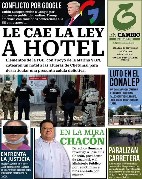 Portada de En Cambio - Quintana Roo (contraportada)